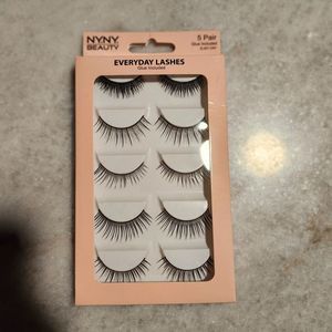NYNY BEAUTY Everyday Lashes 5 Pair Glue Included El901 Day